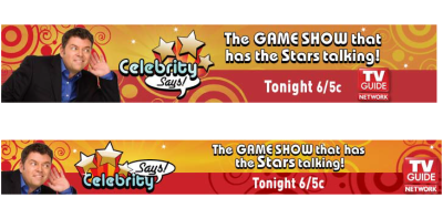 TV GUIDE - WEB ADS - CELEBRITY SAYS -Pg1
